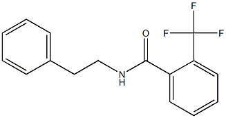 N-(2-phenylethyl)-2-(trifluoromethyl)benzamide 구조식 이미지