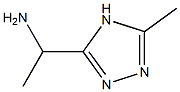 1-(5-methyl-4H-1,2,4-triazol-3-yl)ethanamine 구조식 이미지