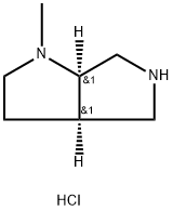 (3aR,6aR)-1-Methyl-hexahydropyrrolo[3,4-b]pyrrole Dihydrochloride 구조식 이미지