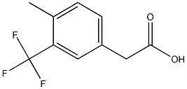 4-Methyl-3-trifluoroMethylphenylacetic acid Structure