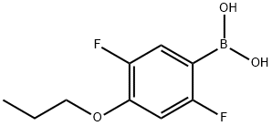 2,5-Difluoro-4-propoxyphenylboronic acid 구조식 이미지