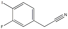 3-fluoro-4-iodophenylacetonitrile 구조식 이미지