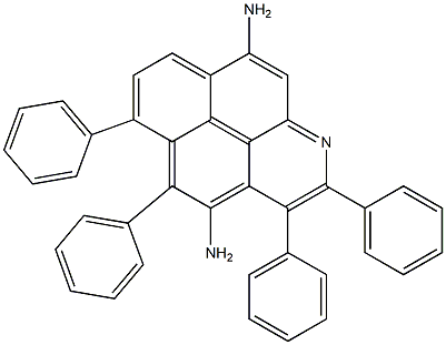 tetraphenylazapyrene-4,9-diaMine 구조식 이미지