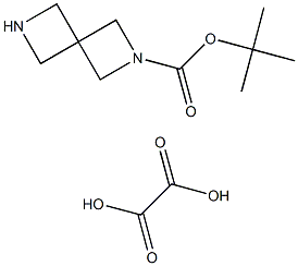 2-Boc-2,6-diazaspiro[3.3]heptane oxalate 구조식 이미지