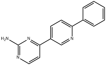 4-(6-Phenylpyridin-3-yl)pyriMidin-2-aMine 구조식 이미지