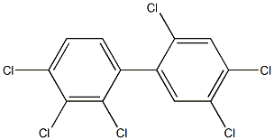 2.2'.3.4.4'.5'-Hexachlorobiphenyl Solution 구조식 이미지