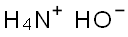 AMMONIUM HYDROXIDE (3 N SOLUTION) Structure