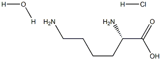 L-LYSINE:HCL:H2O 구조식 이미지