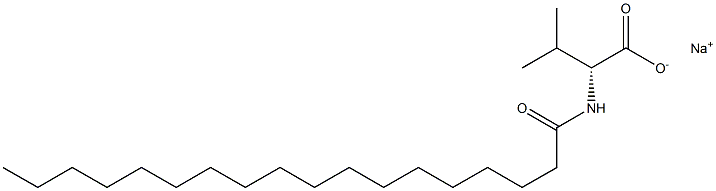 N-Octadecanoyl-D-valine sodiuM salt 구조식 이미지