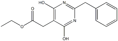 ethyl 2-(2-benzyl-4,6-dihydroxypyriMidin-5-yl)acetate 구조식 이미지