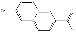 6-BroMo-naphthalene-2-carbonyl chloride 구조식 이미지