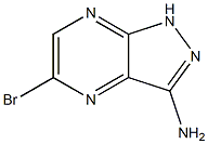 5-BROMO-1H-PYRAZOLO[3,4-B]PYRAZINE-3-YLAMINE 구조식 이미지