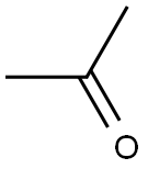 Acetone 5000 μg/mL in Methanol 구조식 이미지