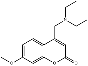 4-(N,N-Diethylaminomethyl)-7-methoxycoumarin Structure