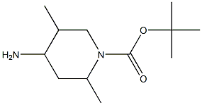 4-AMino-2,5-diMethyl-N-boc piperidine 구조식 이미지