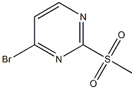 4-broMo-2-MethanesulfonylpyriMidine 구조식 이미지