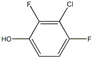 3-chloro-2,4-difluorophenol Structure