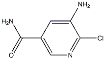 5-aMino-6-chloronicotinaMide 구조식 이미지