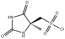 (4-METHYL-2,5-DIOXOIMIDAZOLIDIN-4-YL)METHANESULFONYL CHLORIDE Structure