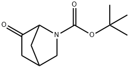 6-OXO-2-AZA-BICYCLO[2.2.1]헵탄-2-카르복실산TERT-부틸에스테르 구조식 이미지