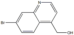 (7-broMoquinolin-4-yl)Methanol 구조식 이미지