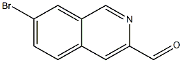 7-broMoisoquinoline-3-carbaldehyde 구조식 이미지