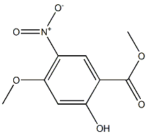 2-Hydroxy-4-Methoxy-5-nitro-benzoic acid Methyl ester Structure