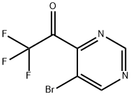1-(5-broMopyriMidin-4-yl)-2,2,2-trifluoroethanone 구조식 이미지