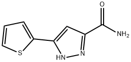 3-(Thiophen-2-yl)-1H-pyrazole-5-carboxaMide ,97% Structure