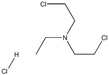 2-chloro-N-(2-chloroethyl)-N-ethylethanaMine HCL 구조식 이미지
