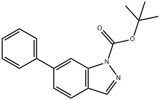 1-BOC-6-PHENYL-(1H)INDAZOLE Structure