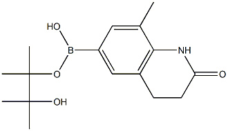 8-Methyl-2-oxo-1,2,3,4-tetrahydroquinoline-6-boronic Acid Pinacol Ester 구조식 이미지