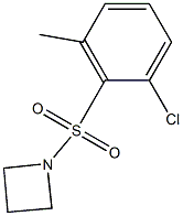 1-[(2-chloro-6-Methylphenyl)sulfonyl]azetidine Structure