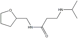 3-IsopropylaMino-N-(tetrahydro-furan-2-ylMethyl)-propionaMide 구조식 이미지