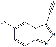 6-broMo-3-ethynyl-[1,2,4]triazolo[4,3-a]pyridine Structure