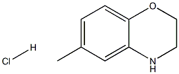 6-Methyl-3,4-dihydro-2H-benzo[b][1,4]oxazine hydrochloride Structure