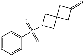 2-(Phenylsulfonyl)-6-oxo-2-azaspiro[3.3]heptane Structure