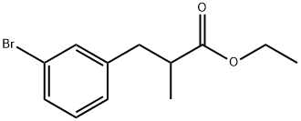 ethyl 3-(3-broMophenyl)-2-Methylpropanoate 구조식 이미지
