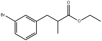 ethyl 3-(3-broMophenyl)-2-Methylpropanoate Structure