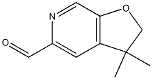 2,3-dihydro-3,3-diMethylfuro[2,3-c]pyridine-5-carbaldehyde 구조식 이미지