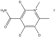 5-CarbaMoyl-1-Methyl-2-picoliniuM-d3 Iodide Structure