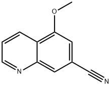 5-Methoxyquinoline-7-carbonitrile 구조식 이미지