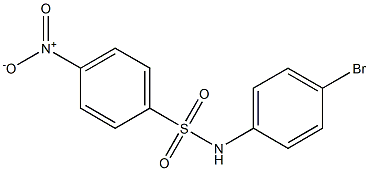 N-(4-BroMophenyl)-4-nitrobenzenesulfonaMide, 97% 구조식 이미지