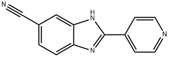 6-Cyano-2-(4-pyridyl)benziMidazole, 97% Structure
