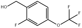 2-Fluoro-4-(trifluoroMethoxy)benzyl alcohol, 97% 구조식 이미지
