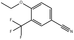 4-Ethoxy-3-(trifluoroMethyl)benzonitrile, 97% 구조식 이미지