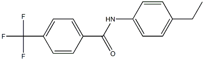 N-(4-Ethylphenyl)-4-(trifluoroMethyl)benzaMide, 97% Structure