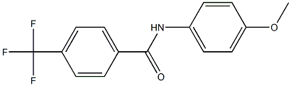 N-(4-Methoxyphenyl)-4-(trifluoroMethyl)benzaMide, 97% 구조식 이미지