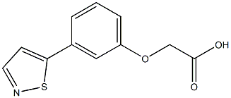 2-(3-(isothiazol-5-yl)phenoxy)acetic acid 구조식 이미지