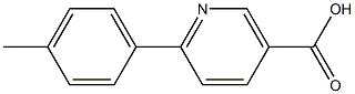 6-p-Tolyl-nicotinic acid Structure